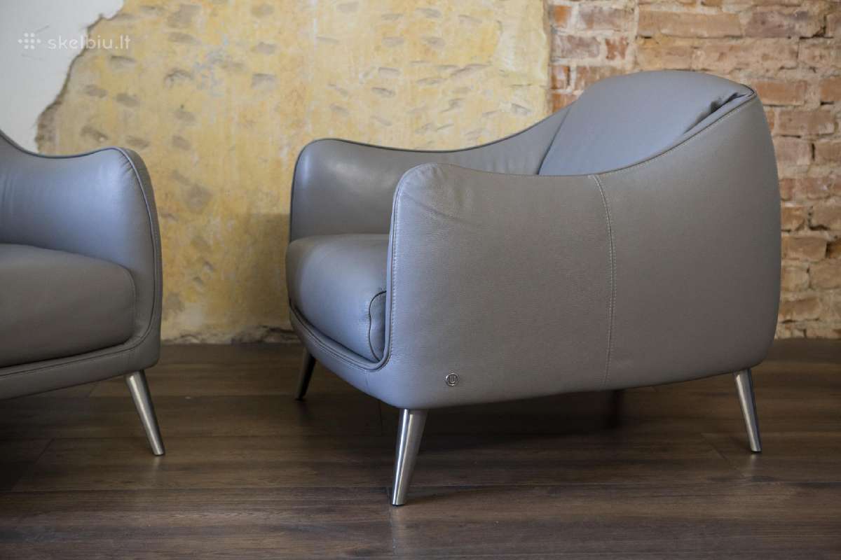 Odiniai foteliai Natuzzi Platea - nuotraukos Nr. 2