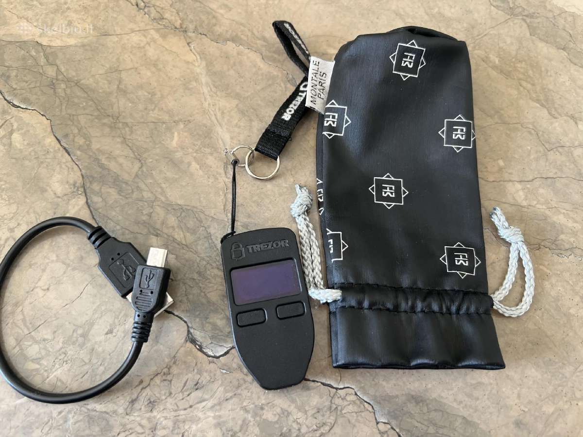Trezor model one crypto pinigine