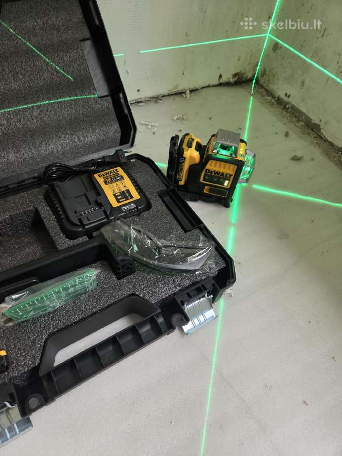 Parduodu Dewalt 16liniju lazeri, ir kita