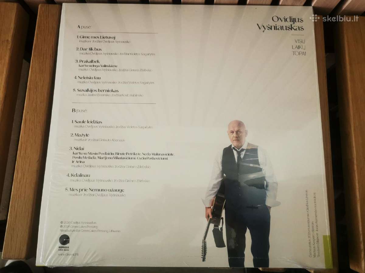 Vinilas - Ovidijus Vyšniauskas "Visų laikų topai" - nuotraukos Nr. 2