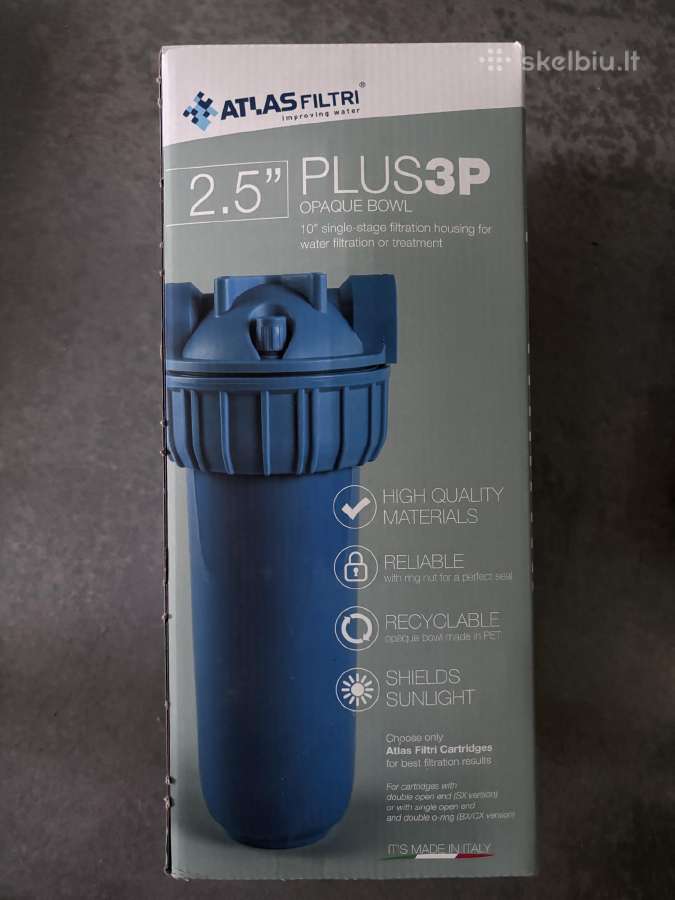 Vandens filtras Atlas Plus3p 2.5