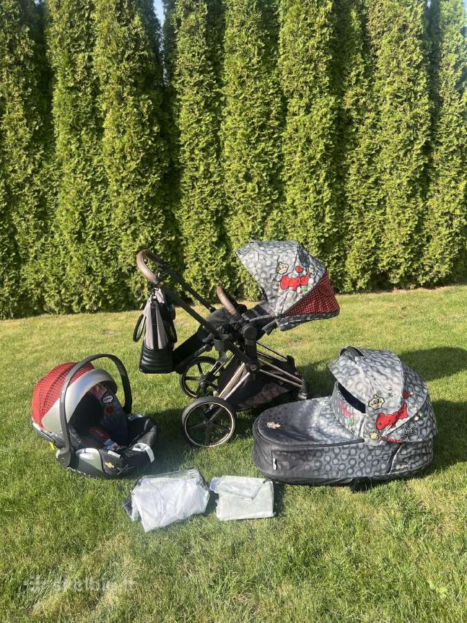 Parduodamas Cybex priam rose gold fe rebellious ko