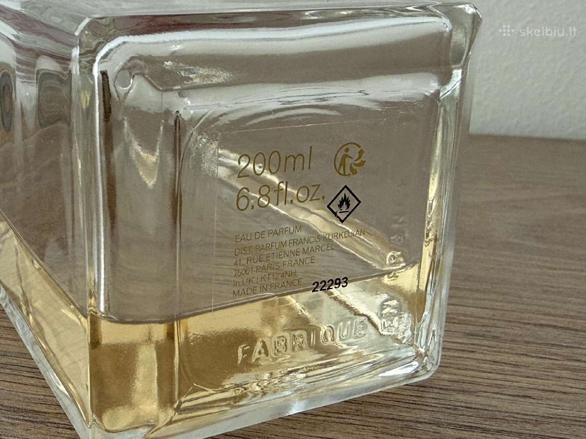 Originalus Baccarat kvepalų likutis - nuotraukos Nr. 8