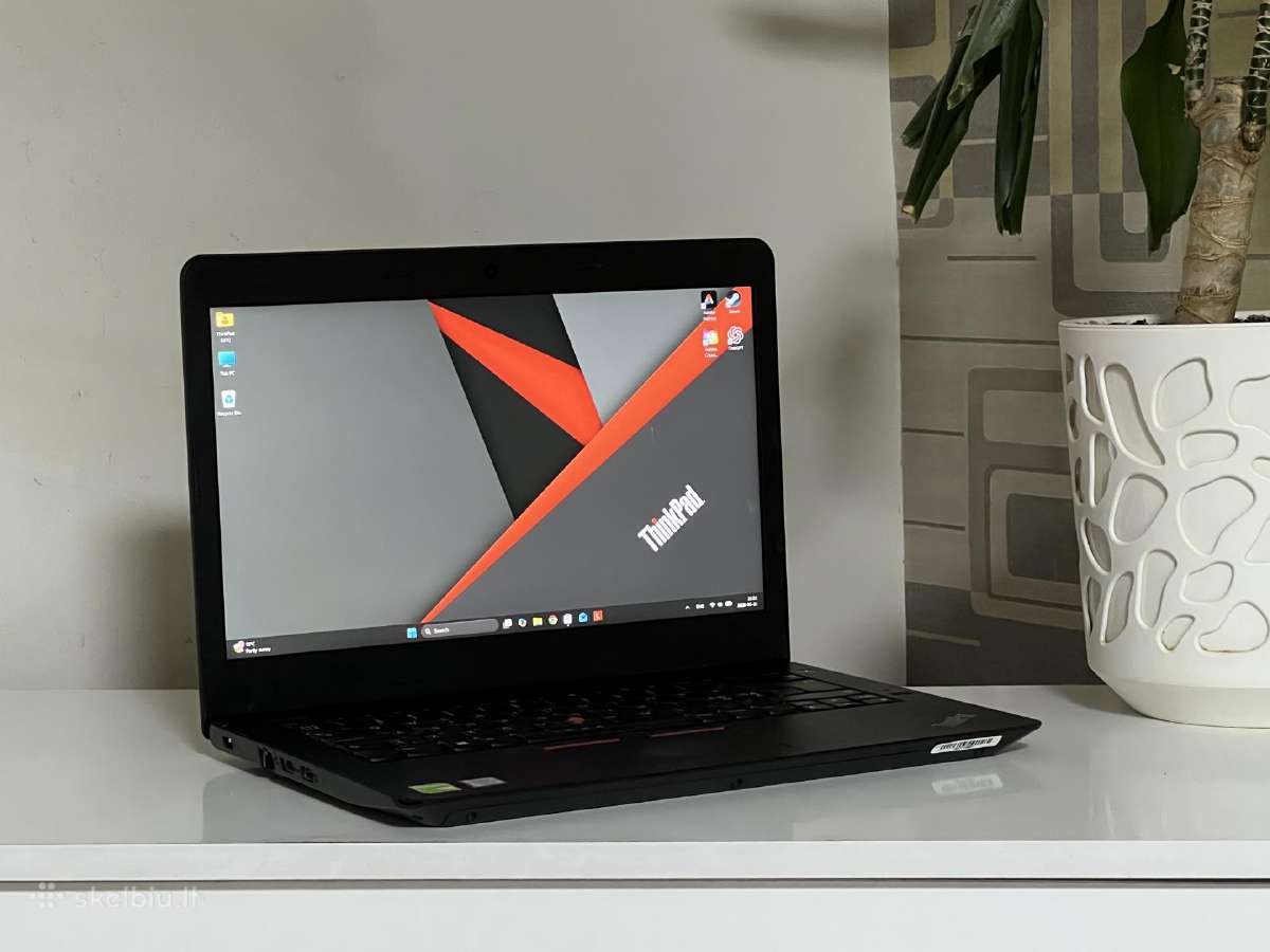 Parduodamas Thinkpad E470 su I7, Nvidia 940mx.
