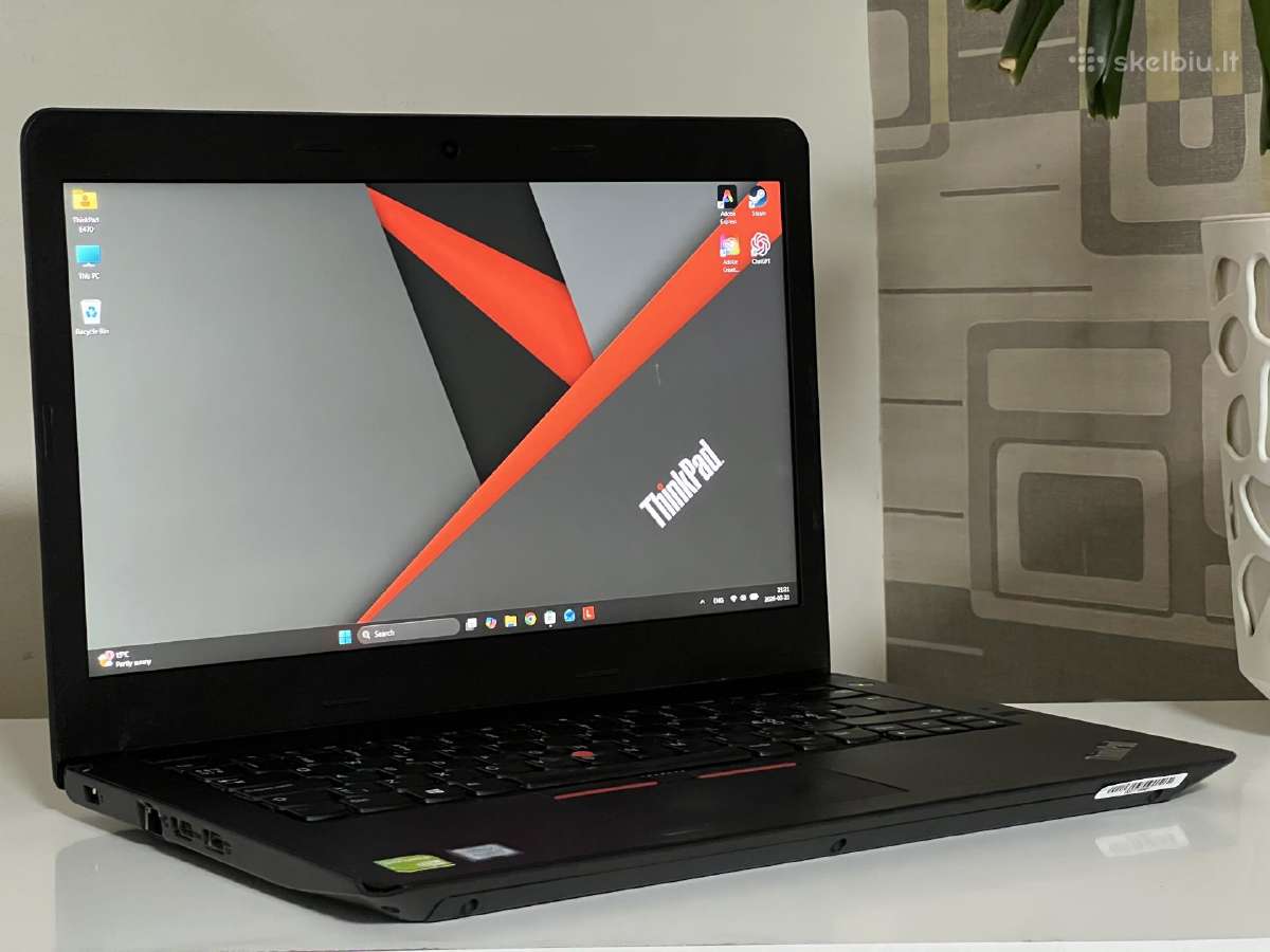 Parduodamas Thinkpad E470 su I7, Nvidia 940mx. - nuotraukos Nr. 2