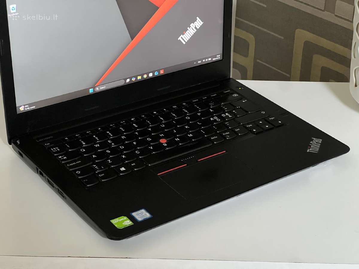 Parduodamas Thinkpad E470 su I7, Nvidia 940mx. - nuotraukos Nr. 3