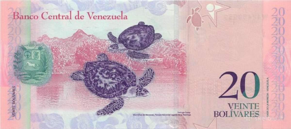 Venezuela 20 bolivares 2013. Unc. P