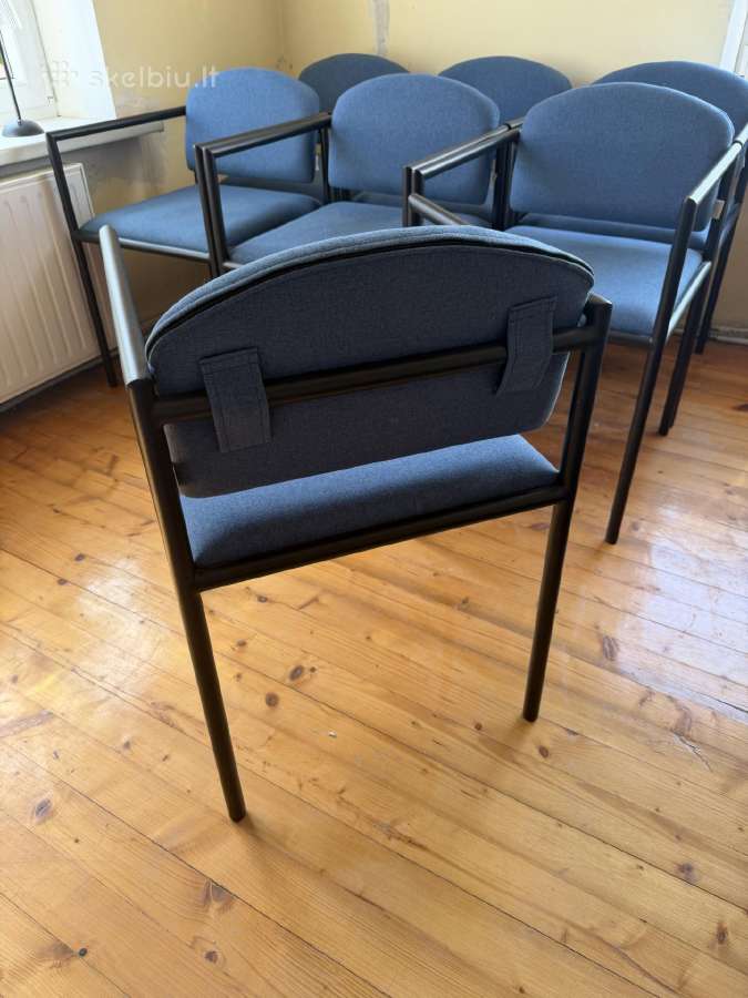 Vokiškos Leger Home valgomojo kėdės 8 vnt. - nuotraukos Nr. 2