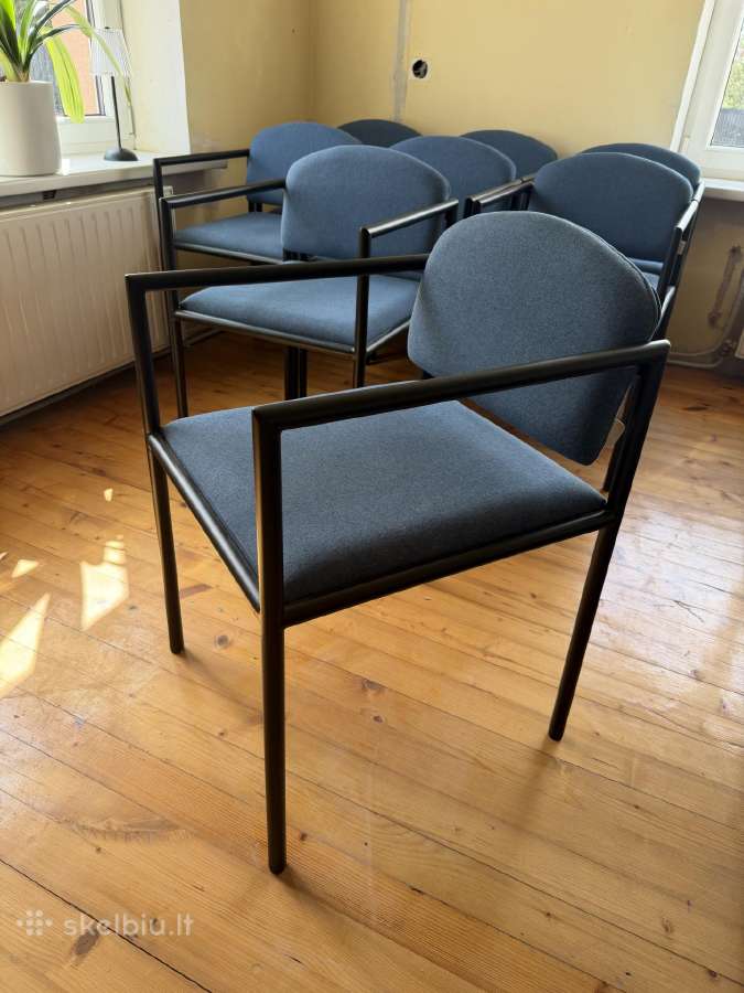 Vokiškos Leger Home valgomojo kėdės 8 vnt. - nuotraukos Nr. 8