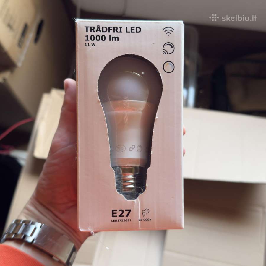 Ikea Trdfri E27 išmanioji LED lemputė (1000 lm)