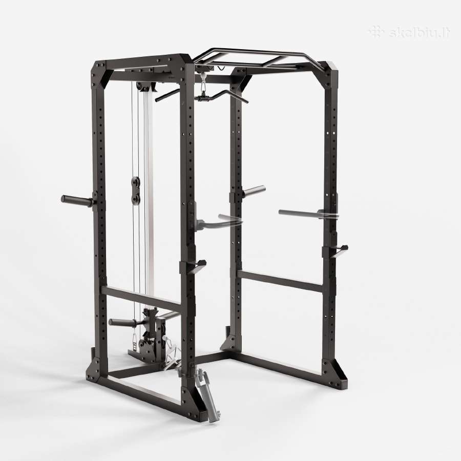 Jėgos treniruočių „Power Rack 900“ +priedai