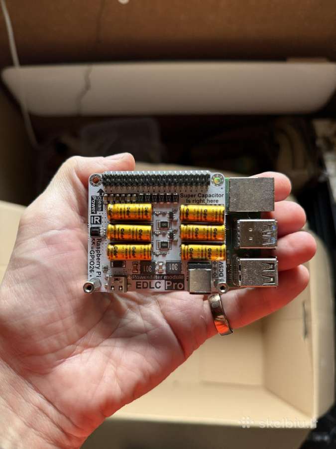 Edlc Pro maitinimo filtras raspberry