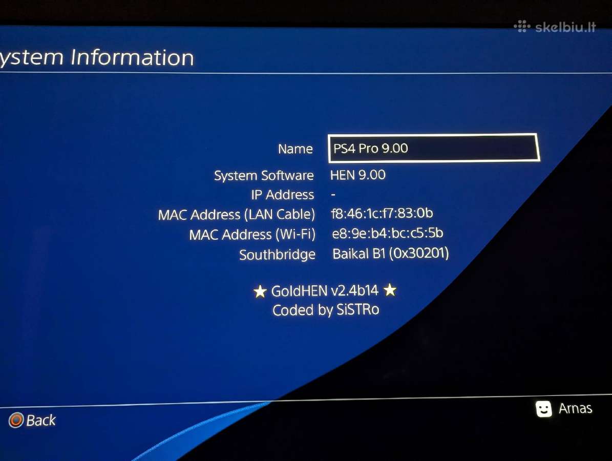 Playstation 4 Pro 9.00 1tb atrišamas - nuotraukos Nr. 2