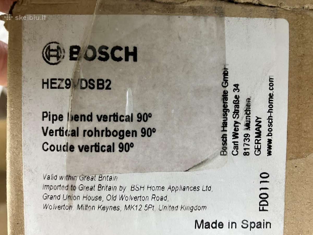 Bosch ventiliacijos montavimo priedai - nuotraukos Nr. 13