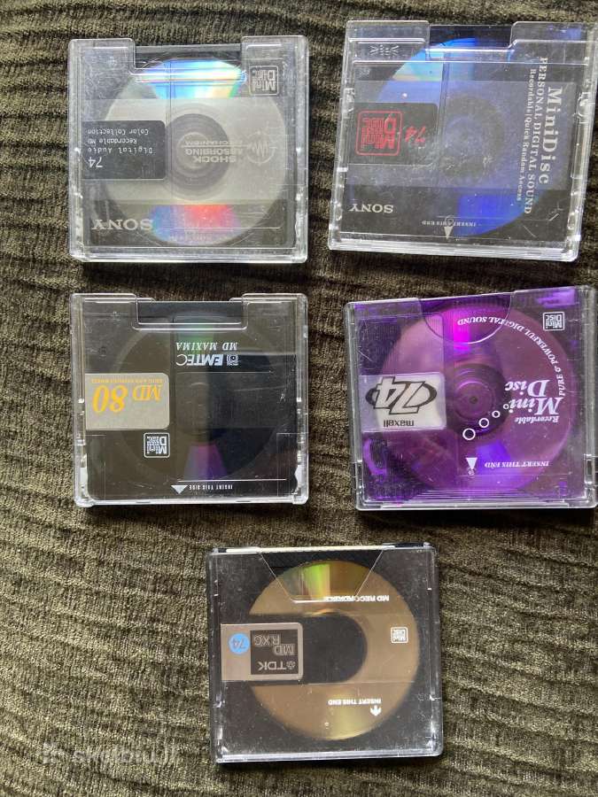 Md, mini diskai, mini disc (19 vnt.) - nuotraukos Nr. 2