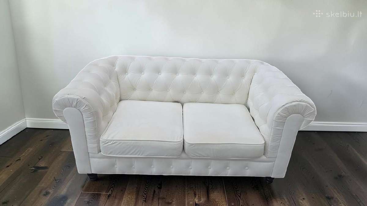 Chesterfield natūralios odos fotelis - nuotraukos Nr. 23
