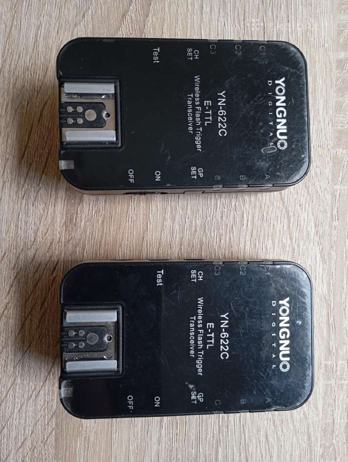 Dviejų Canon skirtų Yongnuo Yn622c - nuotraukos Nr. 3