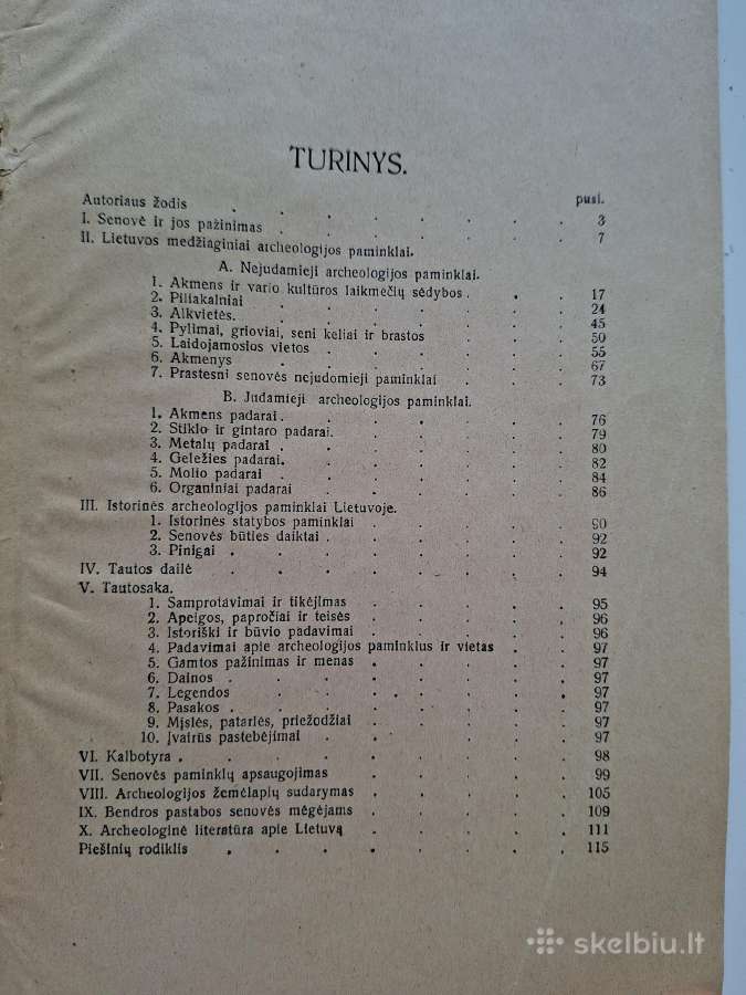 P. Tarasenkos. Gimtoji senovė. 1925 m. - nuotraukos Nr. 3