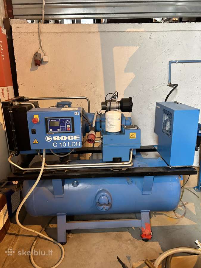 Boge C10 Ldr 11bar 350l oro kompresorius