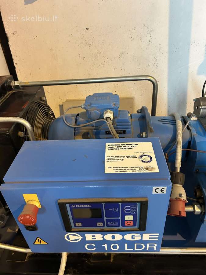 Boge C10 Ldr 11bar 350l oro kompresorius - nuotraukos Nr. 3