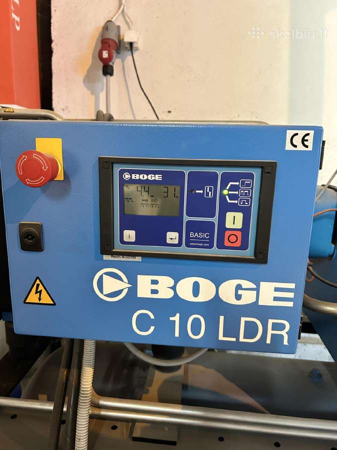 Boge C10 Ldr 11bar 350l oro kompresorius - nuotraukos Nr. 12