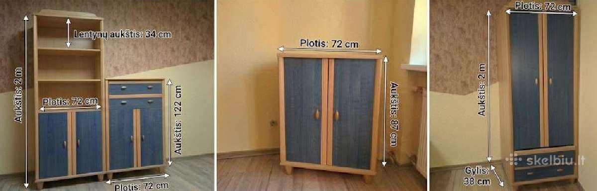 "Kasia" kambario baldu komplektas