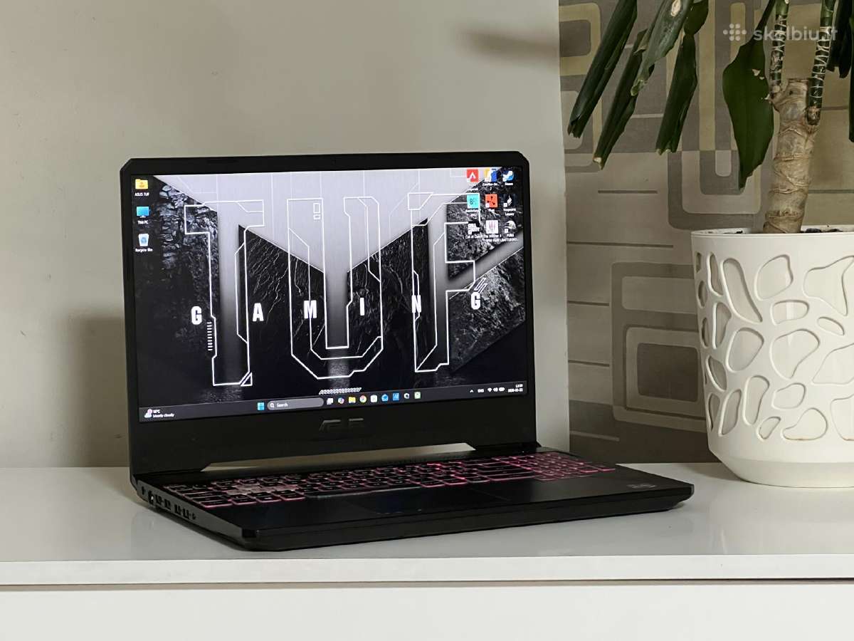 Parduodamas Asus Tuf su Gtx 1660ti, Ryzen 7, 120hz
