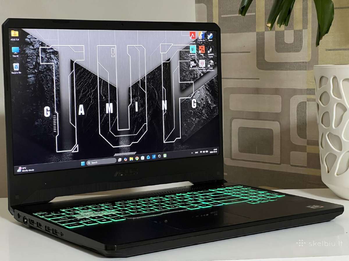 Parduodamas Asus Tuf su Gtx 1660ti, Ryzen 7, 120hz - nuotraukos Nr. 2