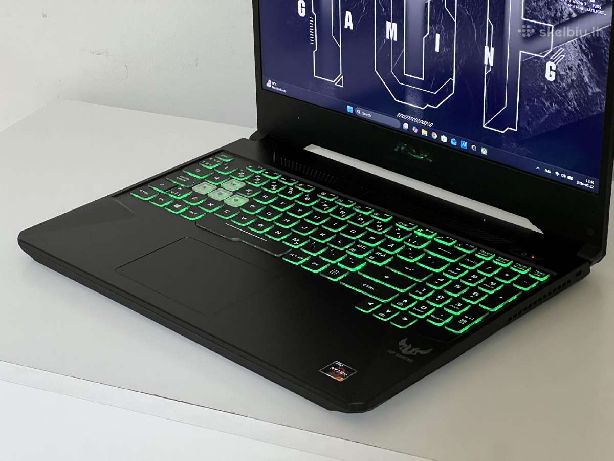 Parduodamas Asus Tuf su Gtx 1660ti, Ryzen 7, 120hz - nuotraukos Nr. 4
