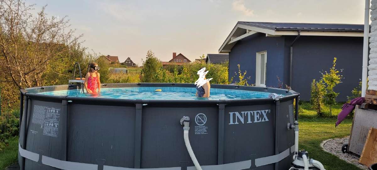 Baseinas Intex su visa valymo įranga