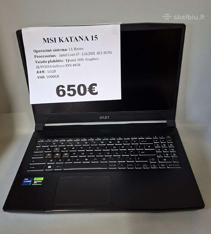 Msi katana 15