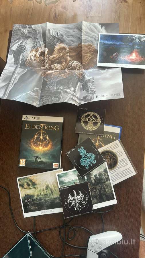Ps5 launch edition žaidimas Elden Ring + priedai