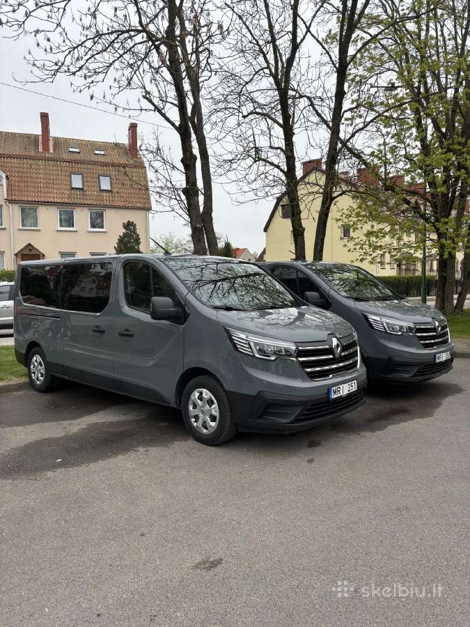 Naujų keleivinių mikroautobusų nuoma Klaipėdoje.