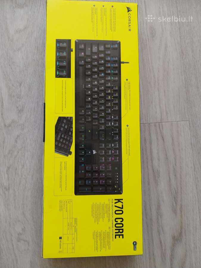 Žaidimų klaviatūra K 70core