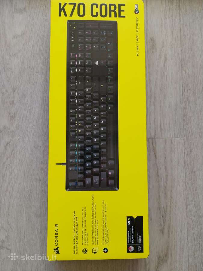 Nauja Žaidimų klaviatūra K 70core - nuotraukos Nr. 2
