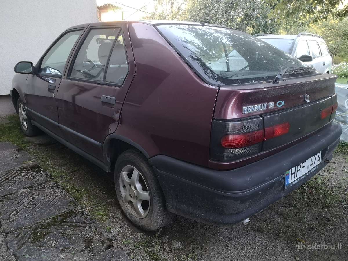 Renault 19, 1994m, benzinas-dujos,