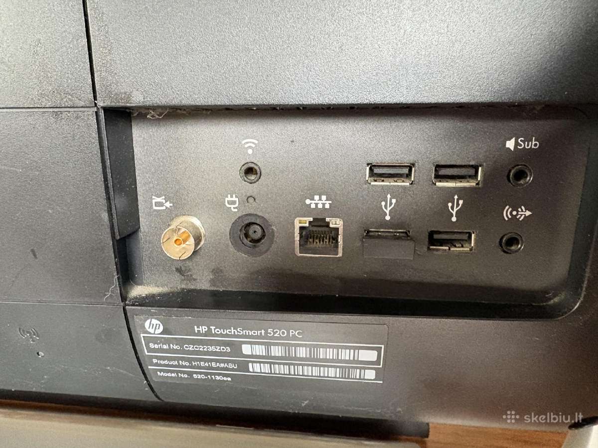 Hp Touchsmart 520 Pc - nuotraukos Nr. 7