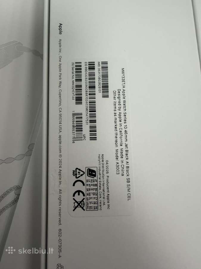 Apple Watch Series 10 GPS + Cellular 46mm - nuotraukos Nr. 3