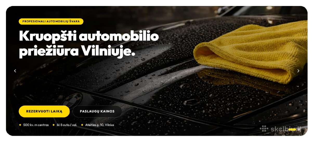 Ieškome automobilių plovėjų