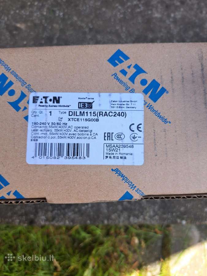 Kontaktoriai Eaton 55kw - nuotraukos Nr. 4