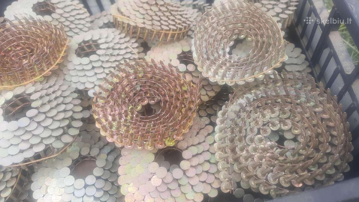 Bituminėms čerpėms kalti skirtos vinys