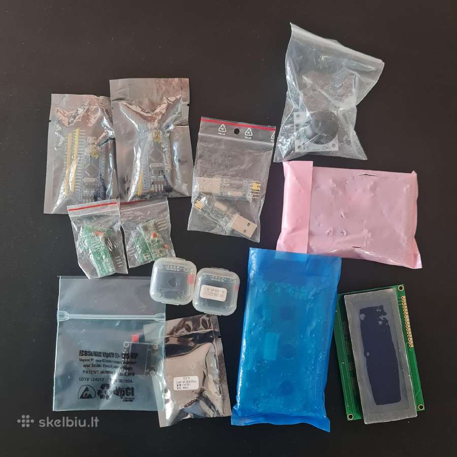 Arduin, Stm32, LCD, Oled detelės, moduliai