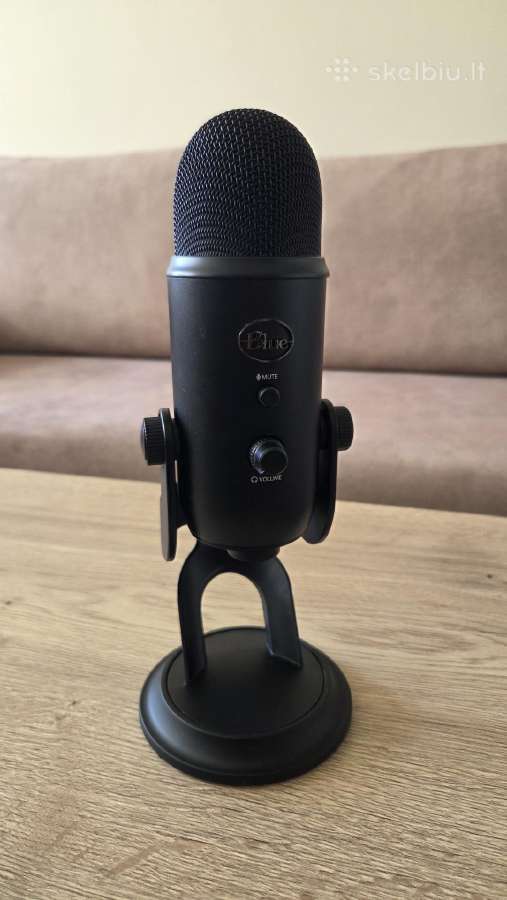 Blue Yeti Blackout usb mikrofonas su defektu