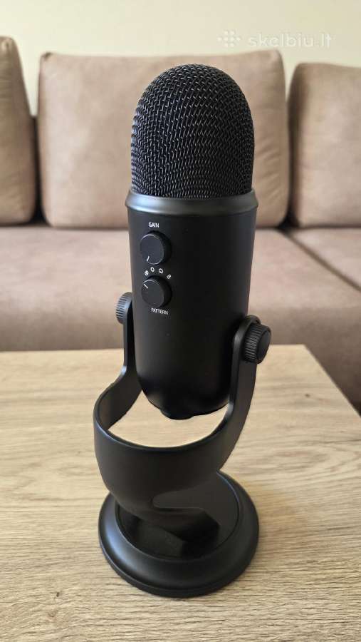 Blue Yeti Blackout usb mikrofonas su defektu - nuotraukos Nr. 2