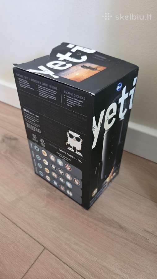 Blue Yeti Blackout usb mikrofonas su defektu - nuotraukos Nr. 5