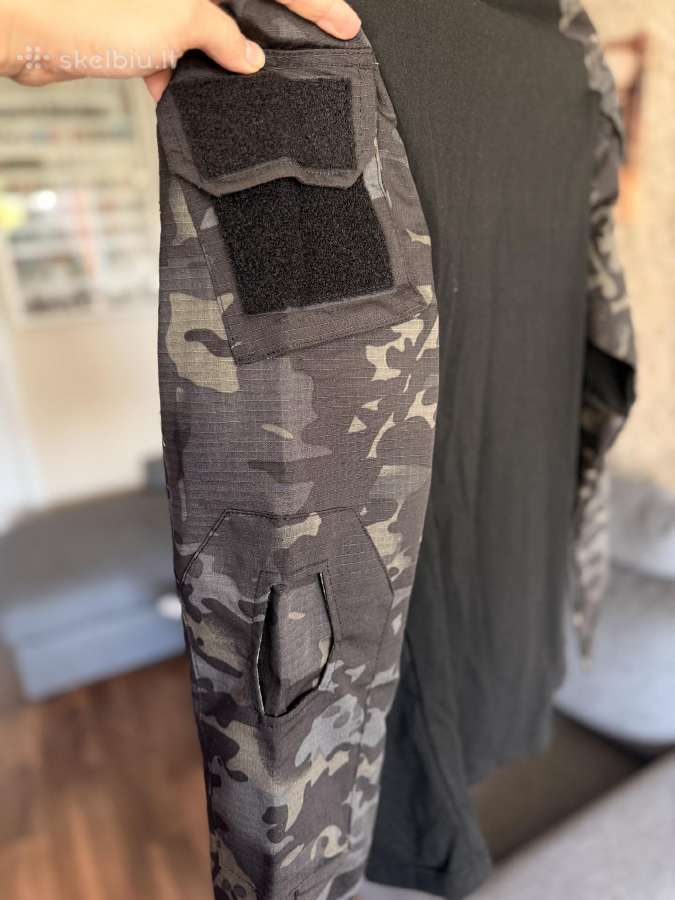 Airsofto juoda kamufliažinė apranga - nuotraukos Nr. 2