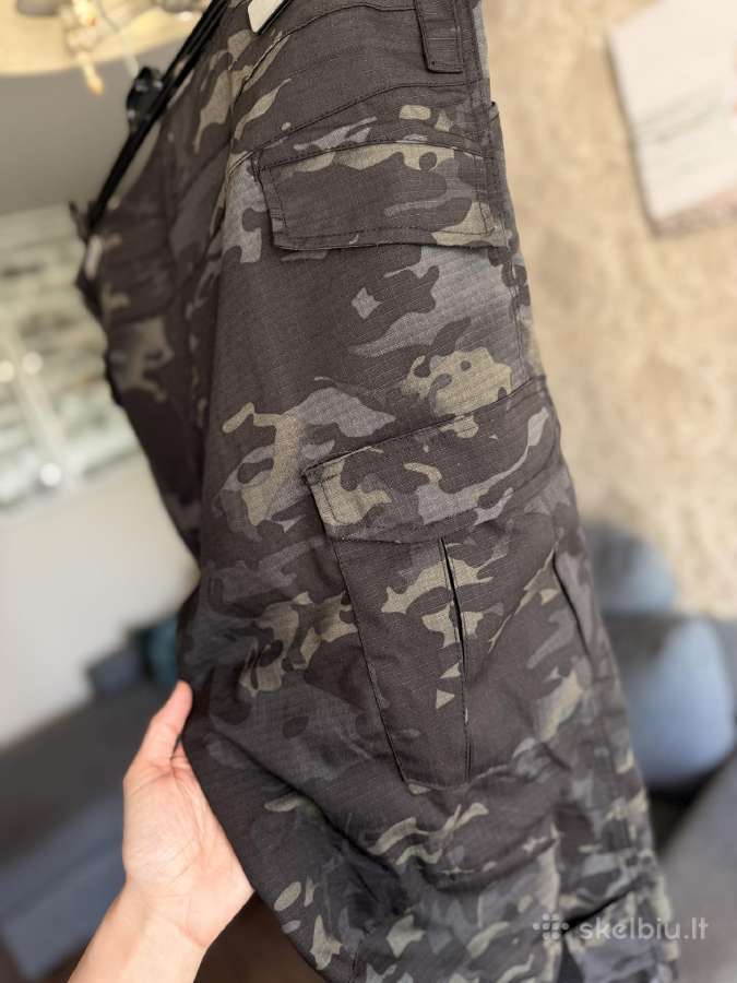 Airsofto juoda kamufliažinė apranga - nuotraukos Nr. 5