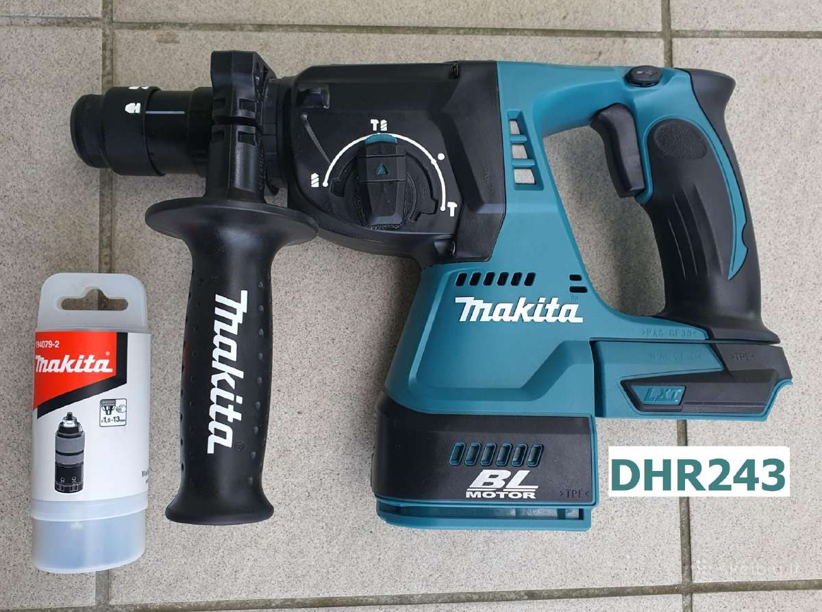 Makita perforatorius ir uždedamas siurblys - nuotraukos Nr. 2