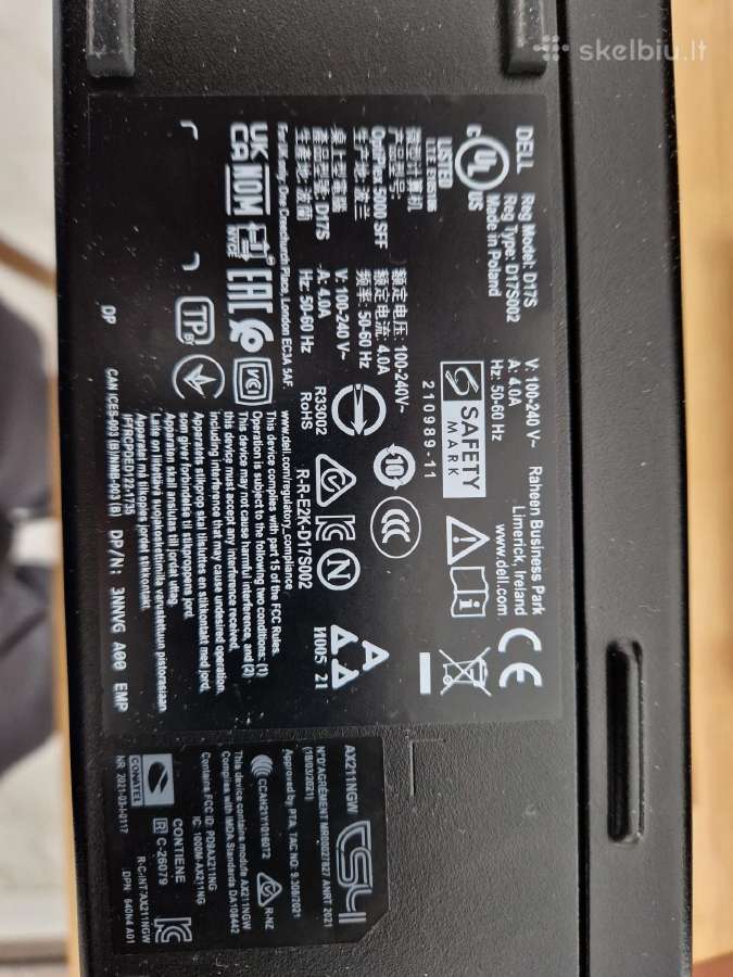 Dell Optiplex 5000 i5 12gen kompiuterio komplektas - nuotraukos Nr. 8