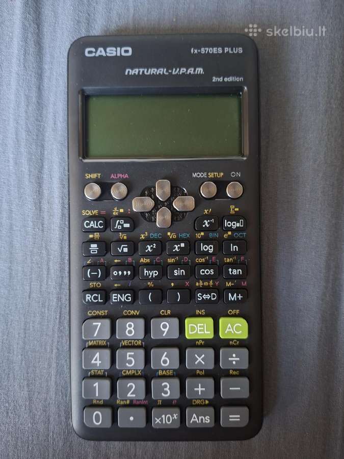 Fx-570es Plus 2nd Edition Skaičiuotuvas - nuotraukos Nr. 4
